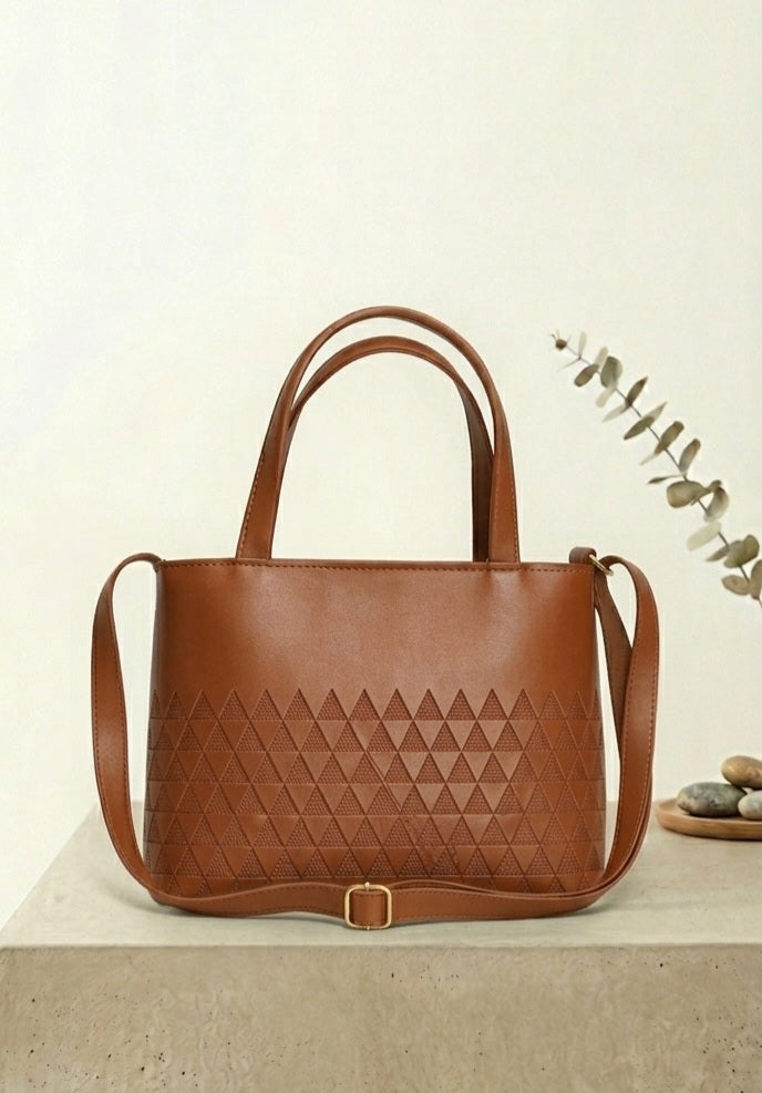 Mini Triangles Design Ladies Bag