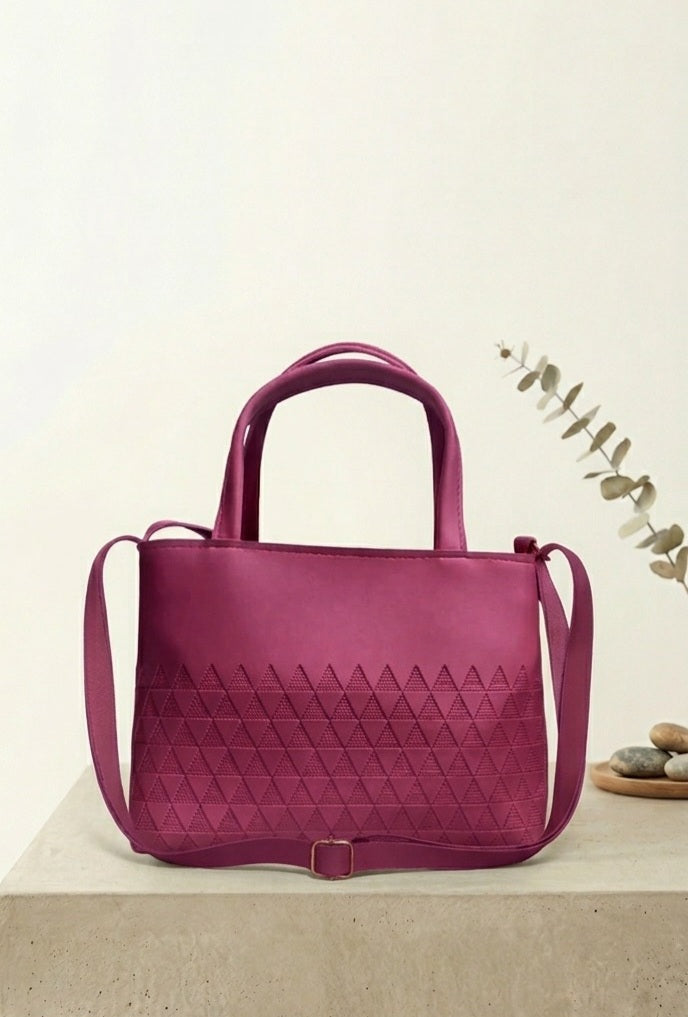 Mini Triangles Design Ladies Bag