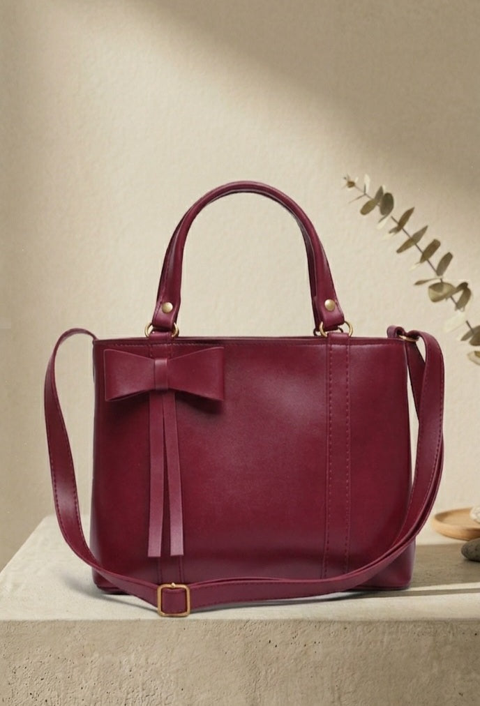 Elegant Bow Tie Design Ladies Bag