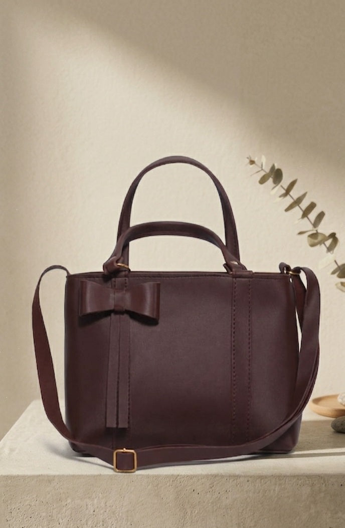 Elegant Bow Tie Design Ladies Bag