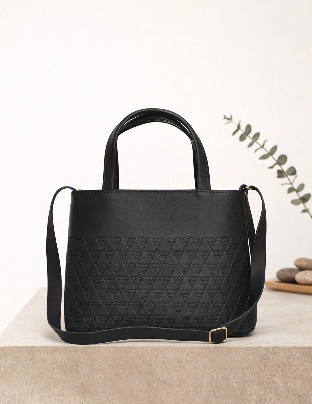 Mini Triangles Design Ladies Bag