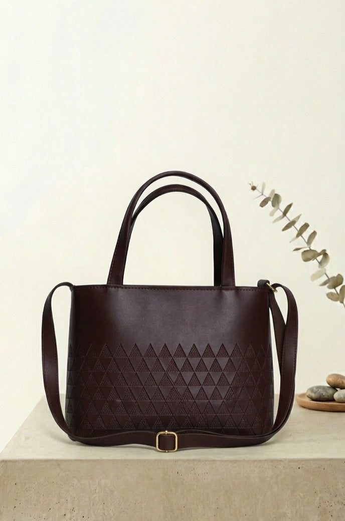 Mini Triangles Design Ladies Bag