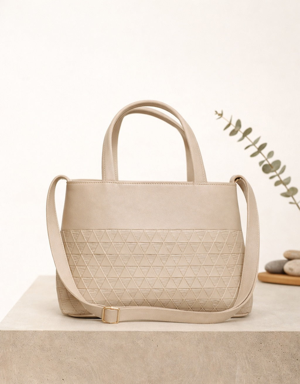 Mini Triangles Design Ladies Bag