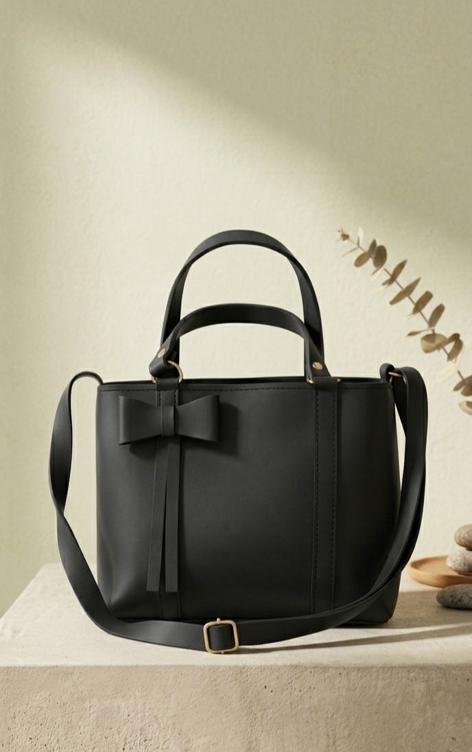 Elegant Bow Tie Design Ladies Bag
